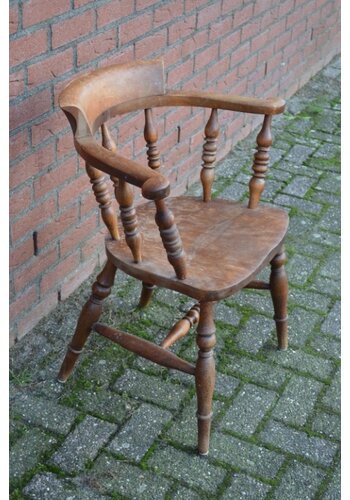 Captain chair mahoniehout antiek 