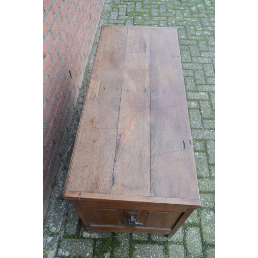 Antieke eiken kist-8