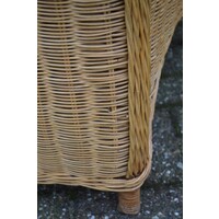 thumb-Elegante kuipfauteuil van fijn gevlochten rotan met armleuningen-4