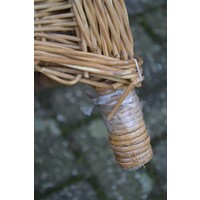 thumb-Elegante kuipfauteuil van fijn gevlochten rotan met armleuningen-8