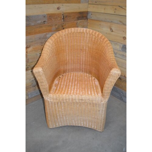 Rotan armfauteuil 