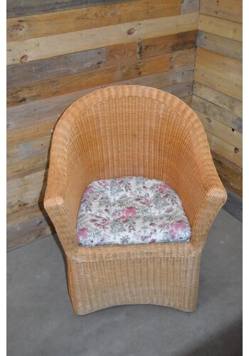 Rotan armfauteuil 