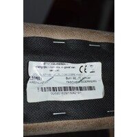 thumb-Moderne design fauteuil in taupebruin PU-leer met hoge rugleuning-6