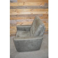 thumb-Moderne design fauteuil in olijfgroen PU-leer met pocketvering zitting-3