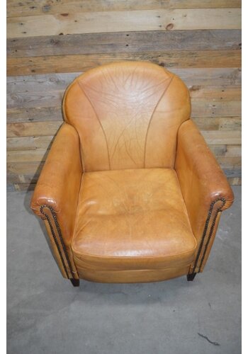 Leren fauteuil zware kwaliteit 