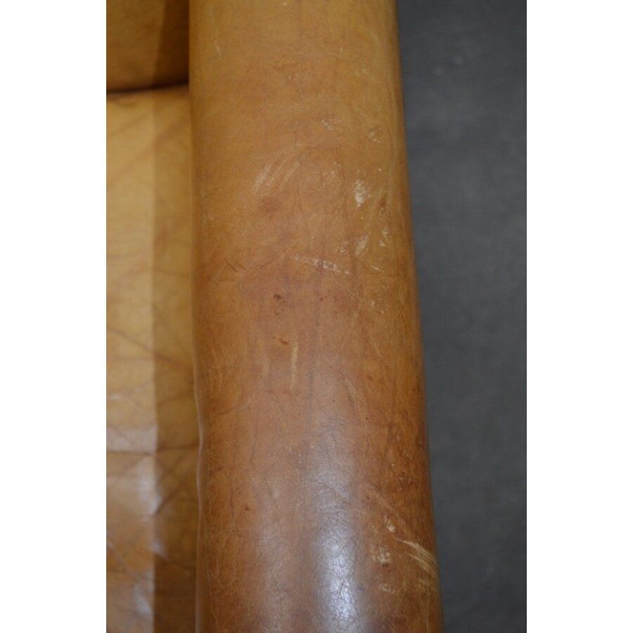 Leren fauteuil zware kwaliteit schapenleer-5