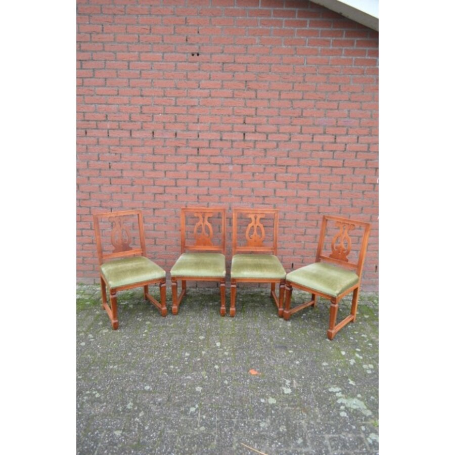 Retro stoelen set van 4-1