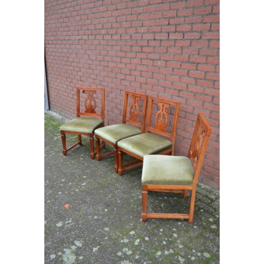 Retro stoelen set van 4-2
