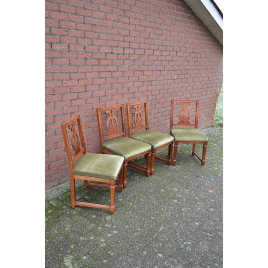 Retro stoelen set van 4-3