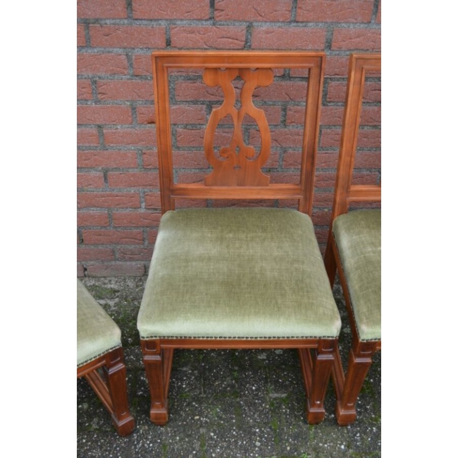 Retro stoelen set van 4-4