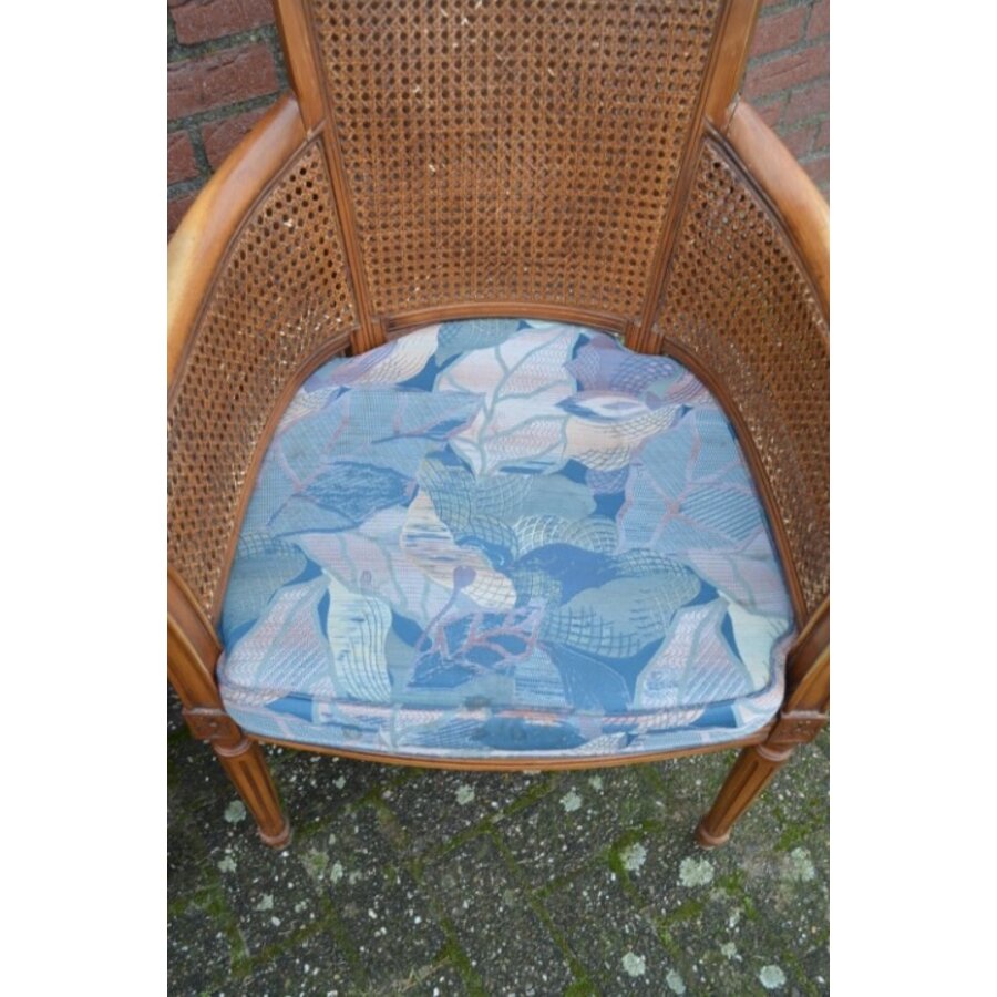 Art Deco armstoelen met dubbel webbing  5 stuks-7