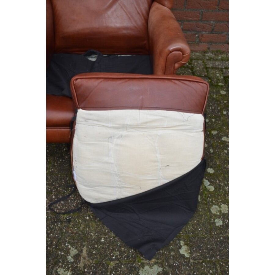 Leren heren zetel, oor fauteuil-6