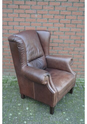 Oor-fauteuil zware kwaliteit leer 