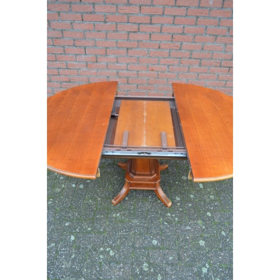 Ronde eettafel kersen uittrekbaar-8
