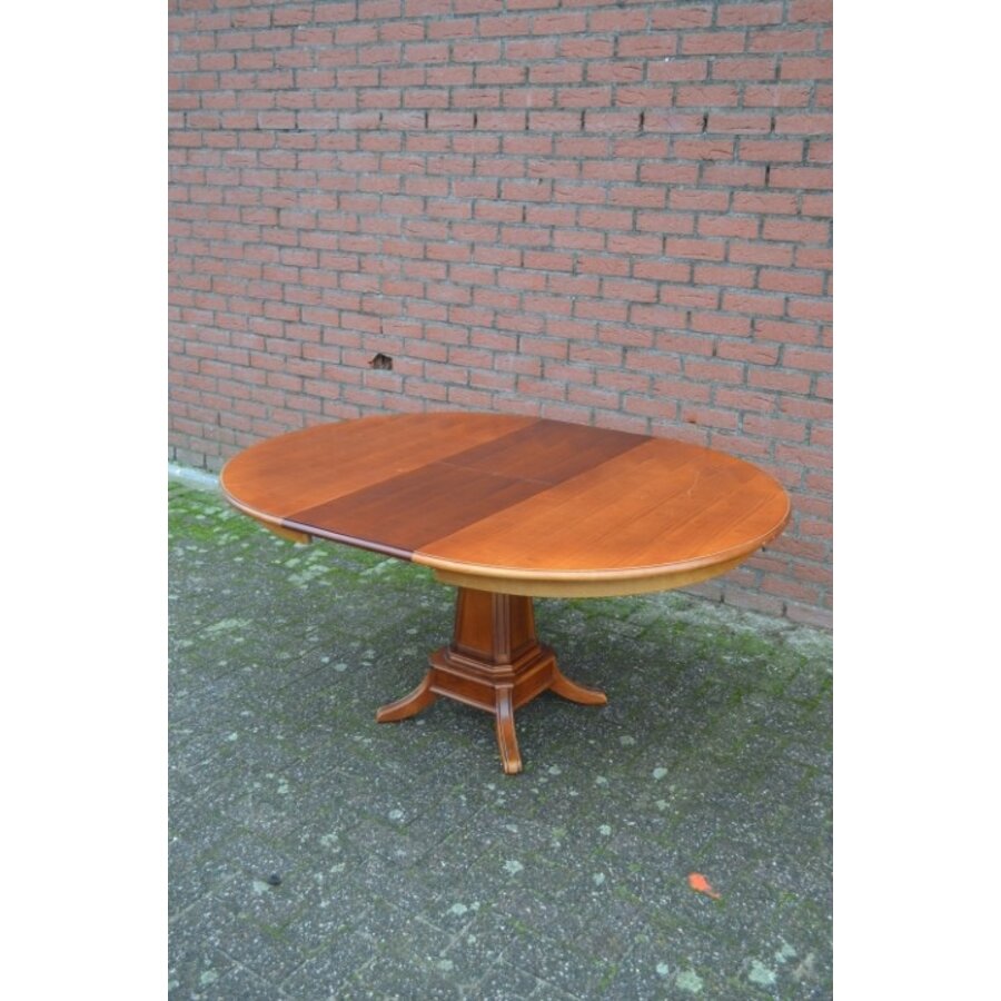 Ronde eettafel kersen uittrekbaar-9