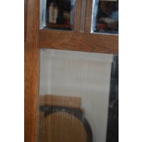 thumb-Lijst oud eiken met facet geslepen spiegel-3