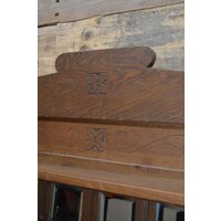 thumb-Lijst oud eiken met facet geslepen spiegel-5