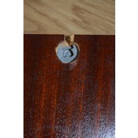 thumb-Grote vintage mahonie gefineerde systeem wandkast – circa 1980-9