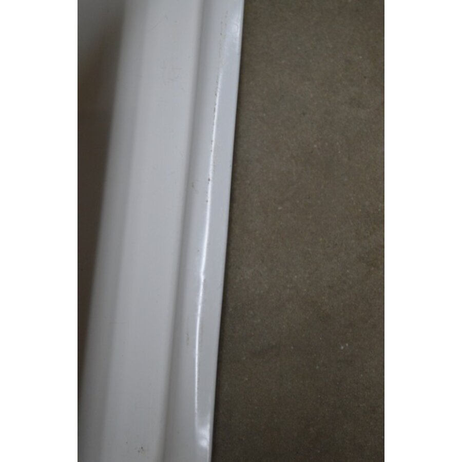 Zeldzame vintage Brabantia serveerwagen met 2 uitneembare dienbladen – wit-4