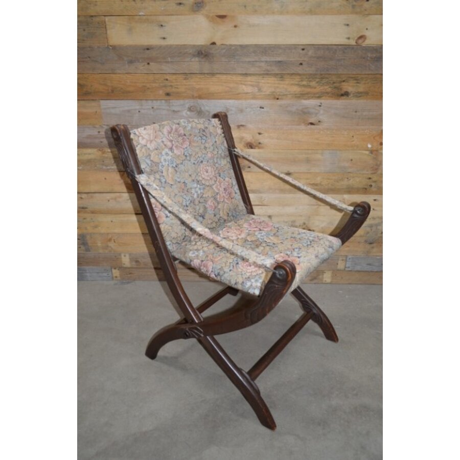 Antiek klapstoeltje-1