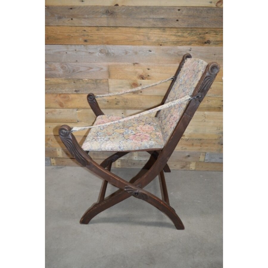 Antiek klapstoeltje-4