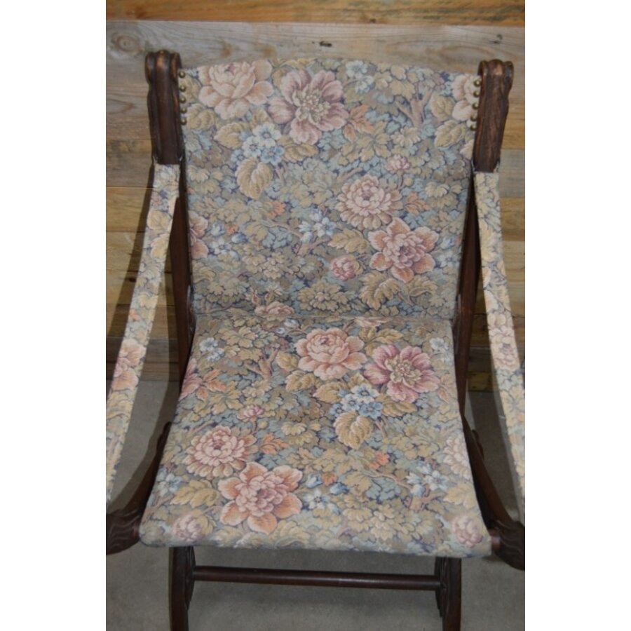 Antiek klapstoeltje-5