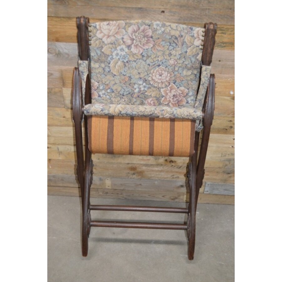 Antiek klapstoeltje-7