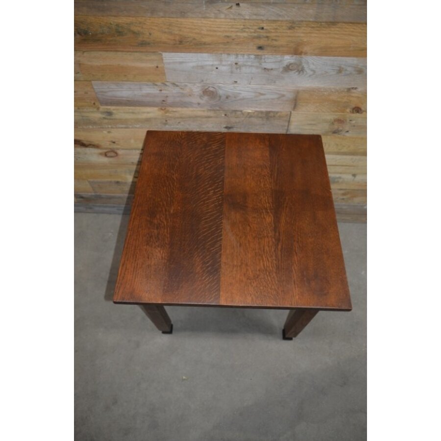 Antiek art nouveau eiken tafeltje-6