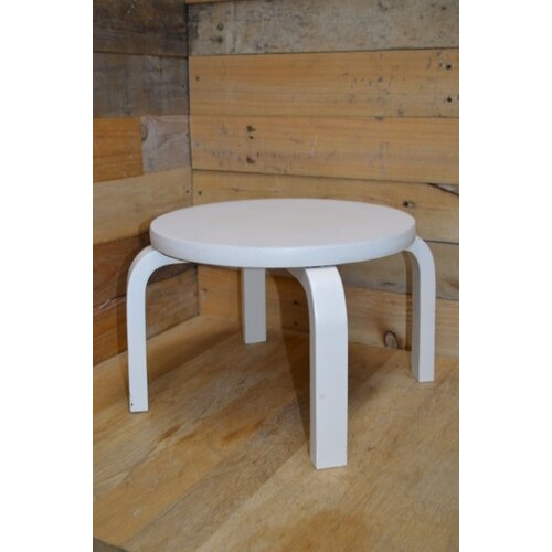 Rond voetenbankje of opstapje 