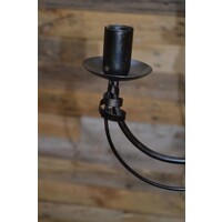 thumb-Grote zwart metalen kroonluchter-3