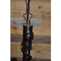 thumb-Grote zwart metalen kroonluchter-4
