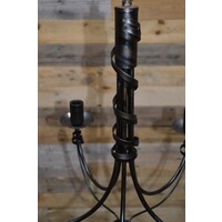 thumb-Grote zwart metalen kroonluchter-6