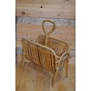 LoodsVol, Tweedehands Vintage rotan tijdschriftenrek uit de jaren 60