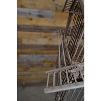 thumb-Antiek houten pagode vogelkooitje-5