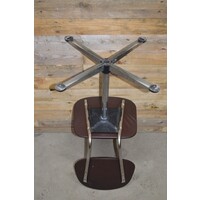 thumb-Vintage Souderop design bureaustoel van skai leer – Jaren 60-7