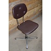 LoodsVol, Tweedehands Vintage Souderop design bureaustoel van skai leer – Jaren 60