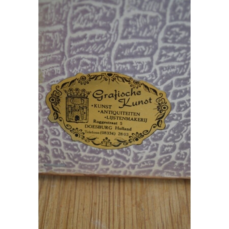 Borduurwerk wilde bloemen in lijst-7