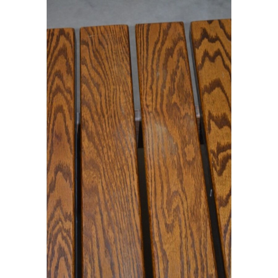 Eikenhouten salontafel of als bankje te gebruiken-6