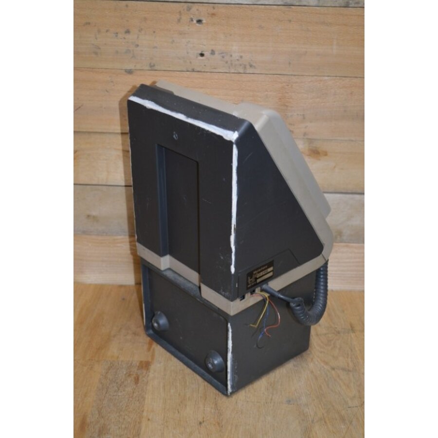 Retro PTT wandtelefoon op munten-6