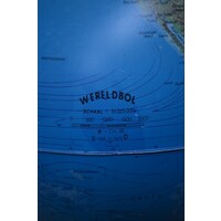 thumb-Vintage kunststof wereldbol lamp uit Italië – Jaren 80 globe-4