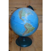 thumb-Vintage kunststof wereldbol lamp uit Italië – Jaren 80 globe-5