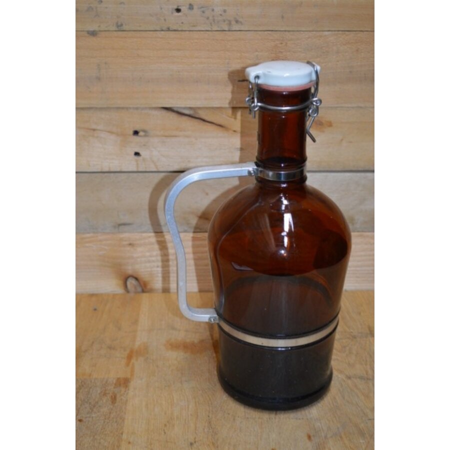 Bierfles met handgreep 3 liter beugelfles-3