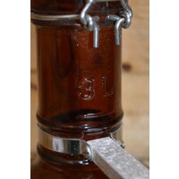 thumb-Grote 3 liter beugelfles Brauhaus Stephanus met metalen handgreep-5