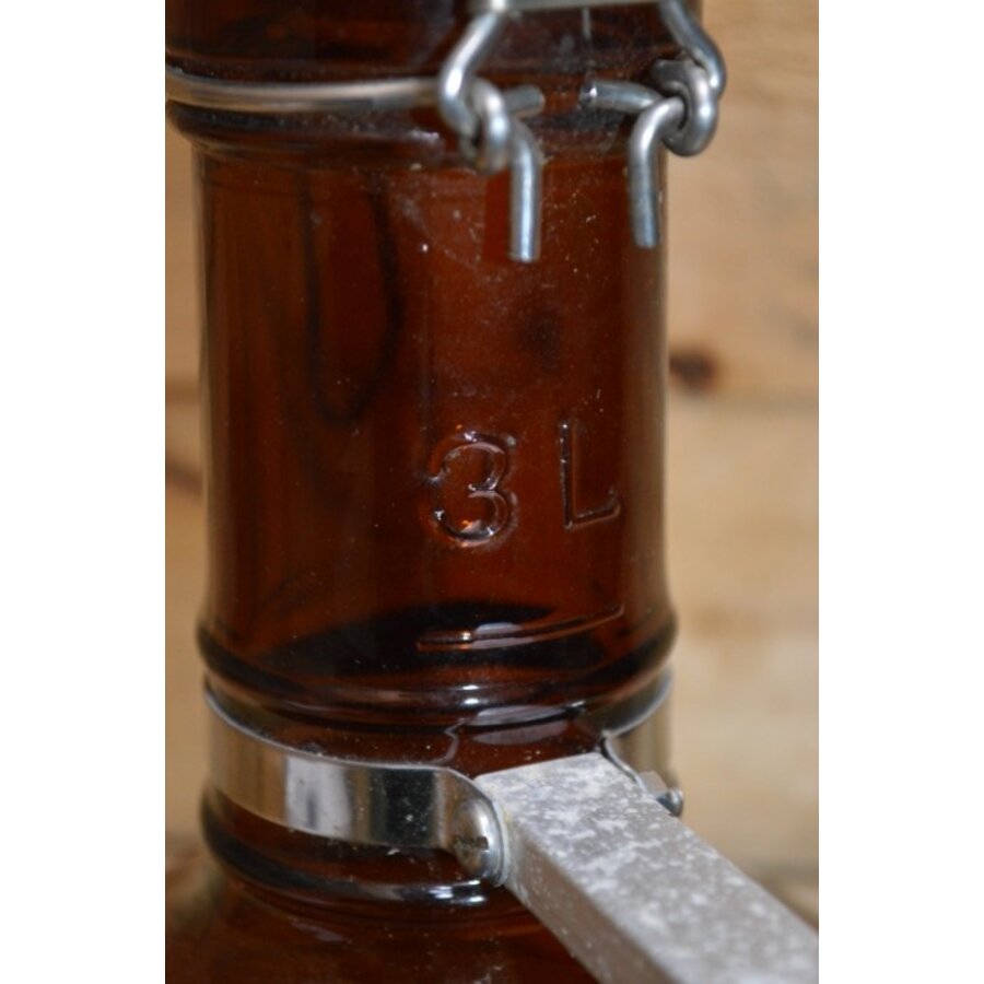 Bierfles met handgreep 3 liter beugelfles-5