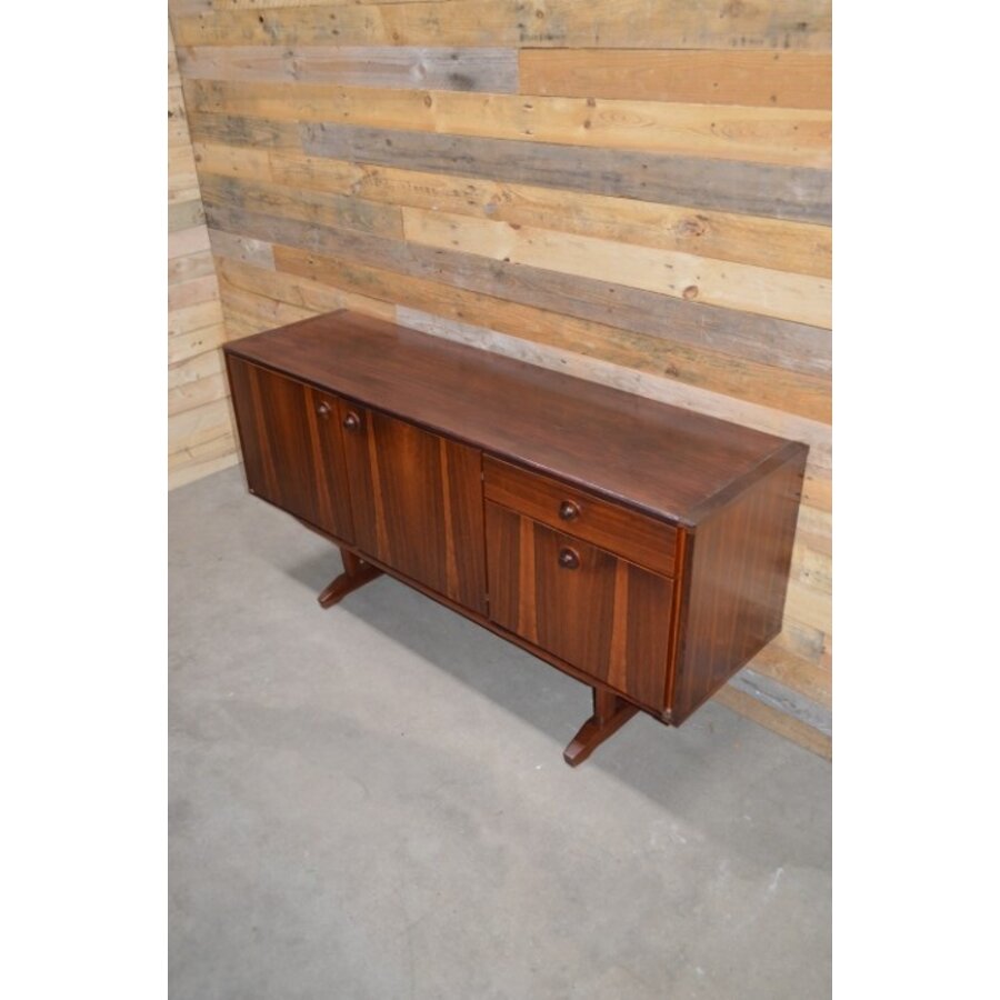 Retro design teak houten dressoir van William Watting voor Fristho-2
