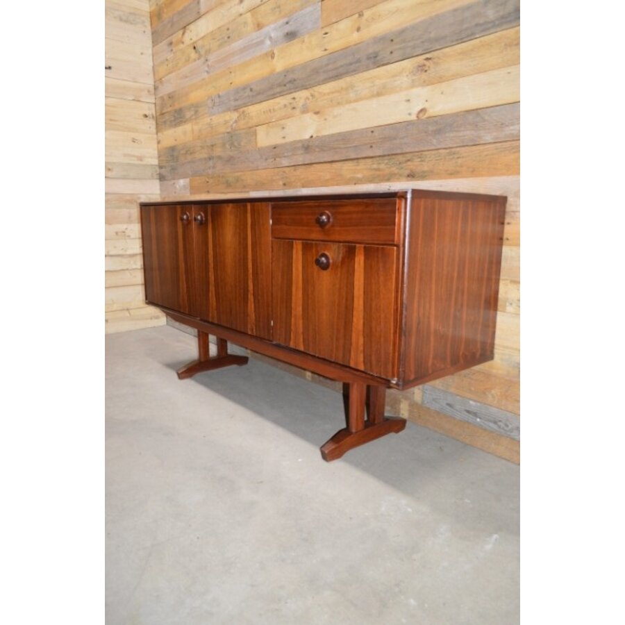 Retro design teak houten dressoir van William Watting voor Fristho-1
