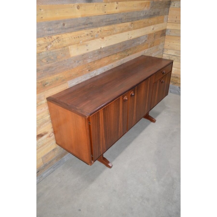 Retro design teak houten dressoir van William Watting voor Fristho-7
