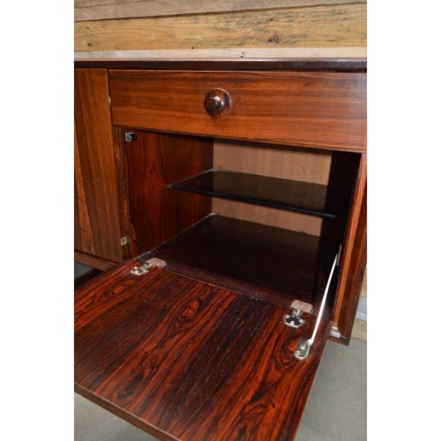 Retro design teak houten dressoir van William Watting voor Fristho-9