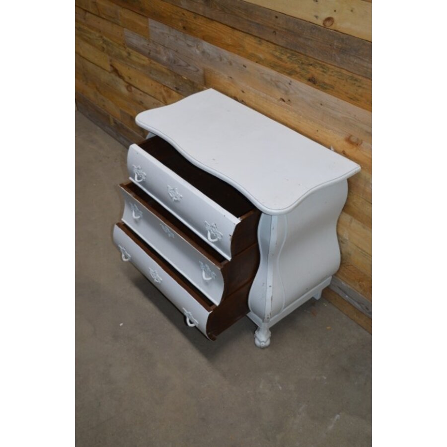 Buikkastje wit geschilderd-4