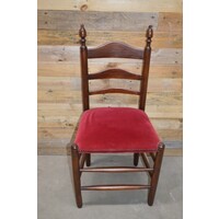 thumb-Ouderwets knopstoeltje eikenhout-1